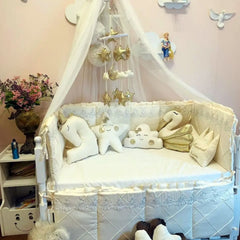 Baby Cot - Bedding Set - Little Lamb Bed