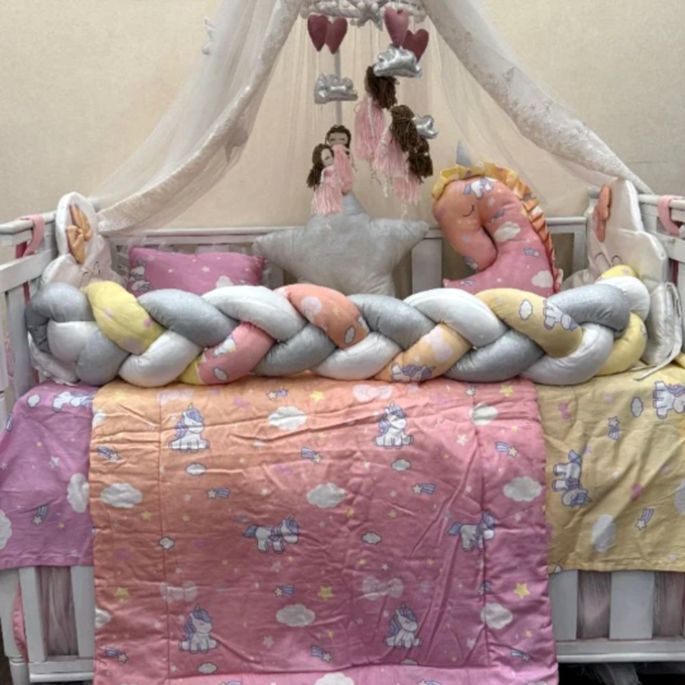 Baby Cot - Bedding Set - Unicorn
