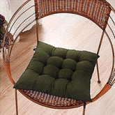 Dining Seat Pad Filled Chair Cushion – Olive Green
