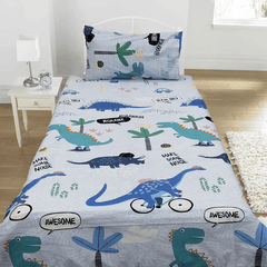 Jurassic Park Kids Bed Sheet