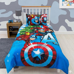 Marvel Avengers Cartoon Bedsheet