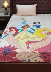 Princess Kids Cartoon Bedsheet