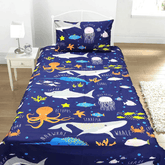 Water World Kids Bed Sheet