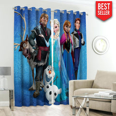 frozen kids curtains