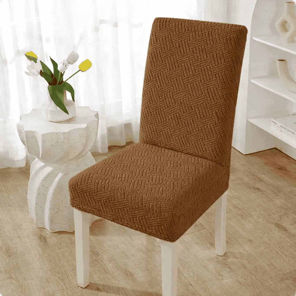 jacquard-chair-cover-brown