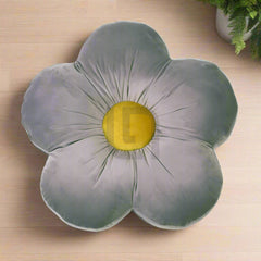 Flower Shape Floor Cushion - Grey