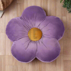 Flower Shape Floor Cushion - Purple