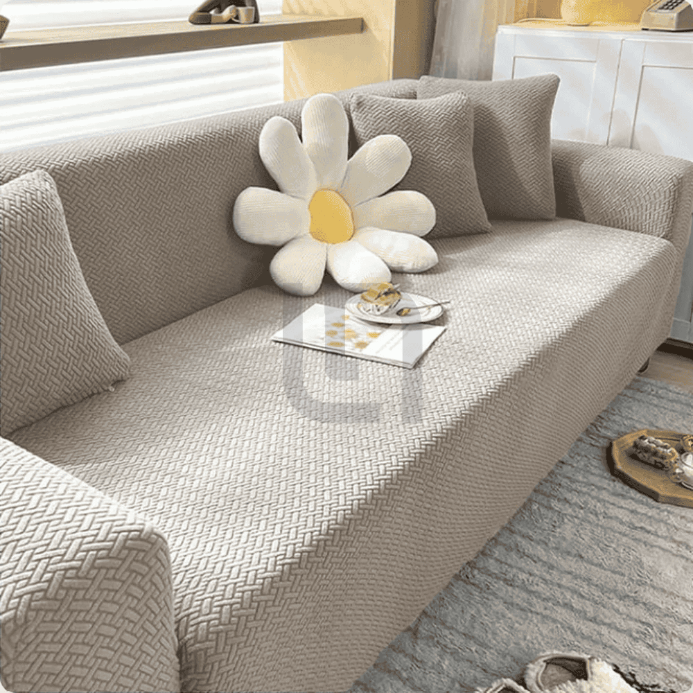 jacquard-sofa-cover-beige