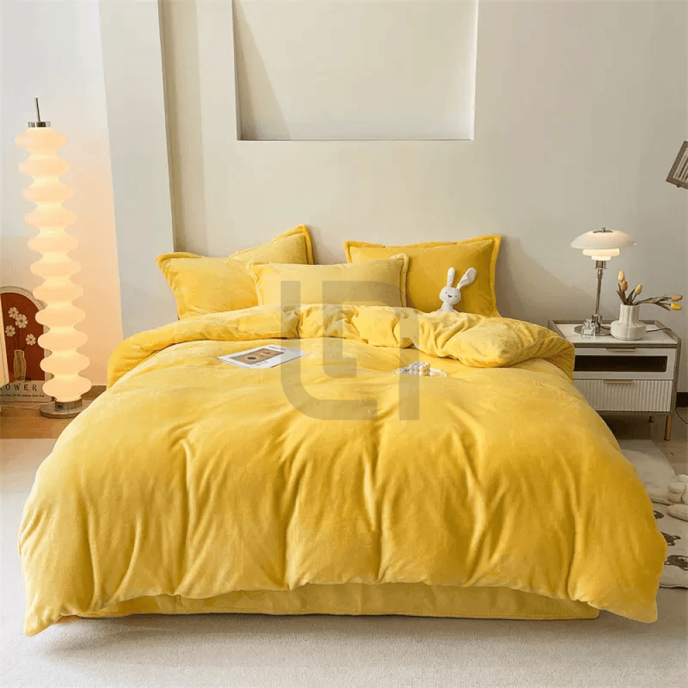 Reversible Duvet Cover - Yellow