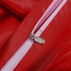 Silk_Duvet_Cover_Set_-_Coral_Red_3
