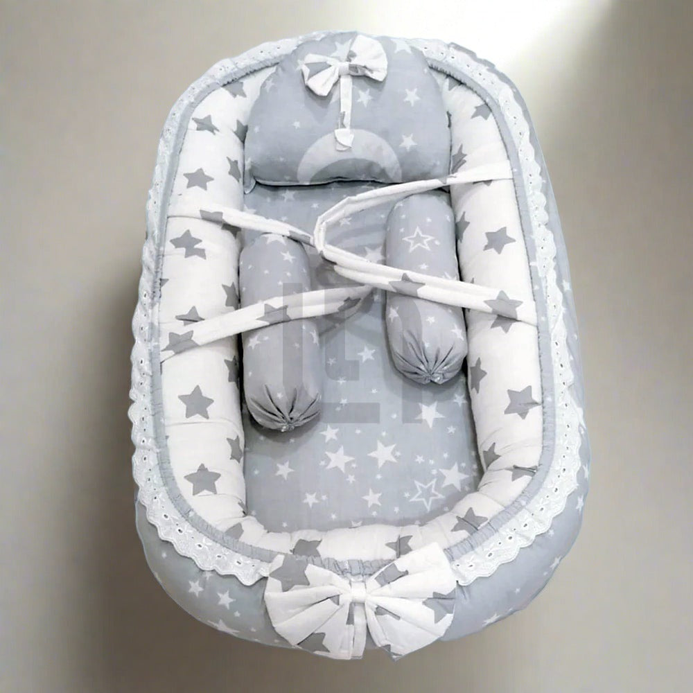 Stars Grey Baby Nest