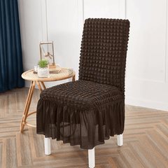 Turkish Style Chair Cover - Coffee