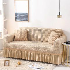 Turkish Style Bubble Sofa Cover - Beige