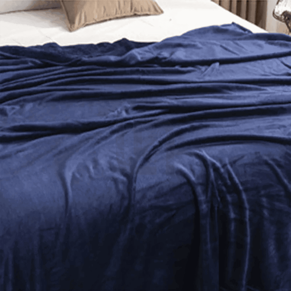 Fleece Blanket – Dark Blue 4