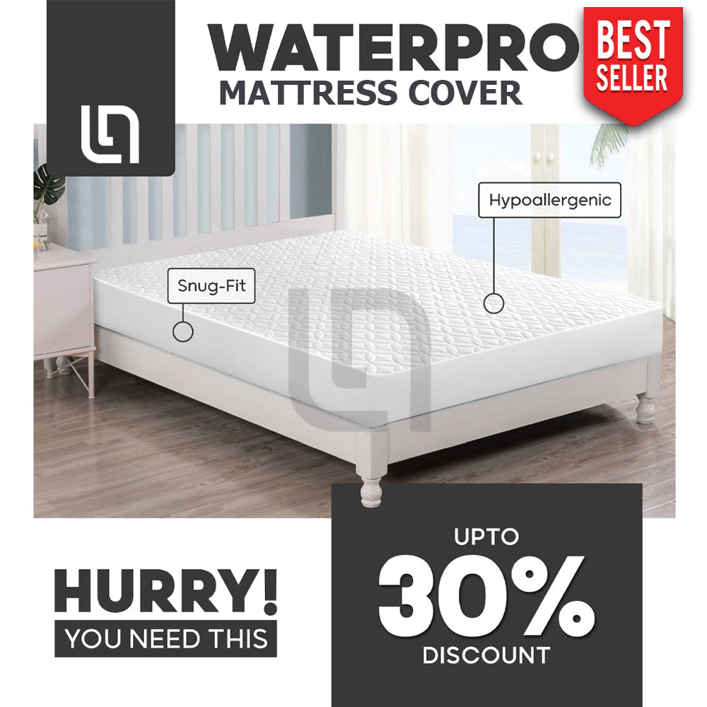 waterproof mattress cover - white