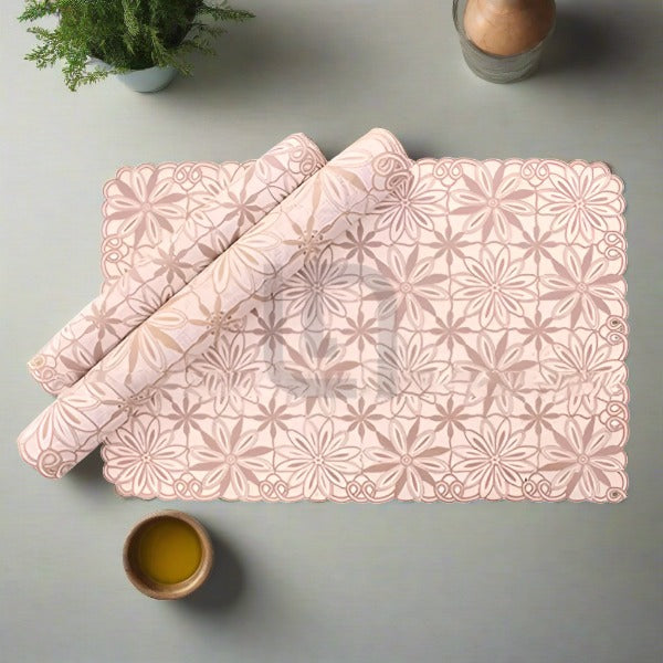 3pcs-Table-Mat-Set-Placemats-Dressing-Table-Beige-Floral