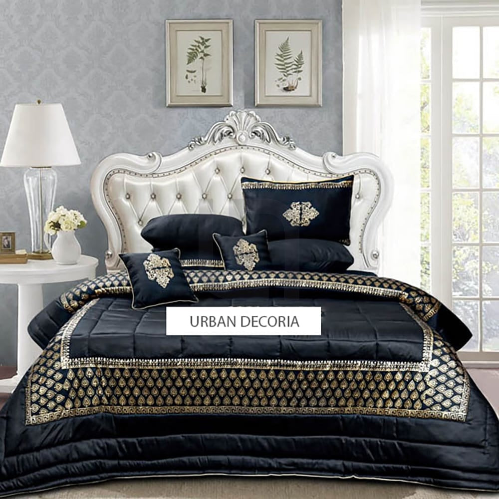 Comforter Set Cotton Sateen Block Printed – Ortega