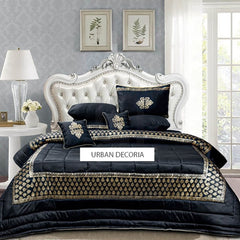 Comforter Set Cotton Sateen Block Printed – Ortega