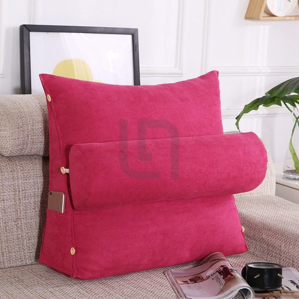 back support cushion pink
