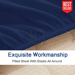 Fitted Sheet Dark Blue