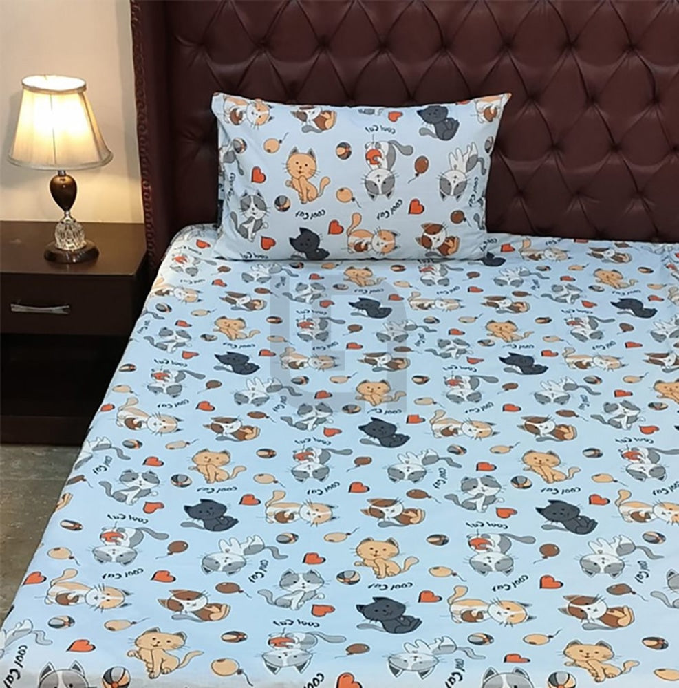Cool Cat Kids & Crib Bed Sheet