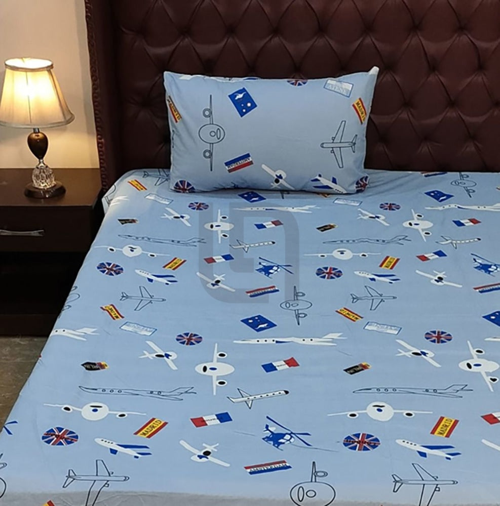 Airplanes Kids & Crib Bed Sheet