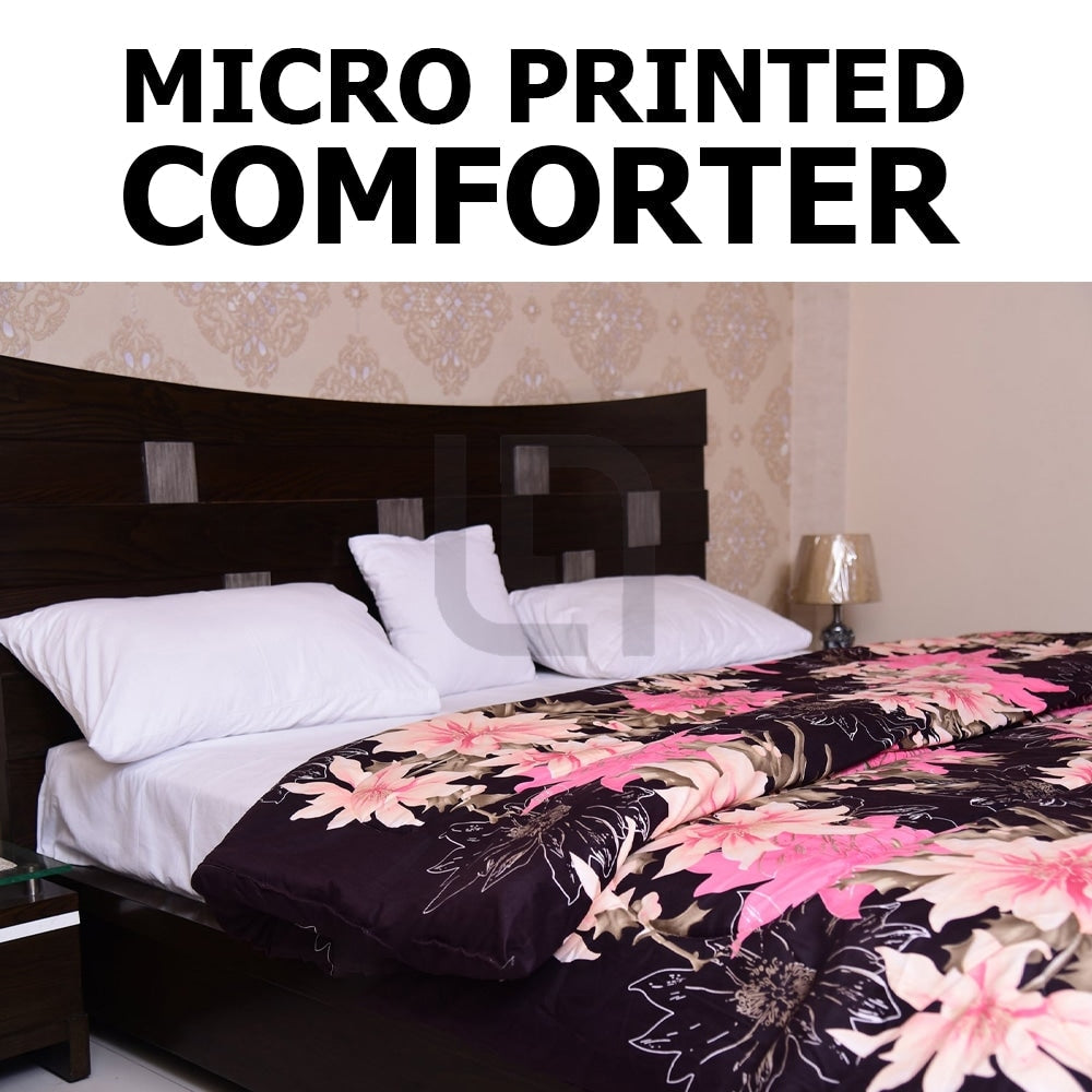 printed pink rosetta