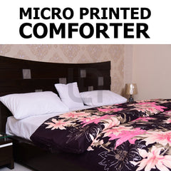 printed pink rosetta