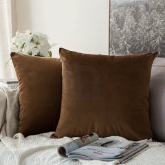 cushion cover dark brown