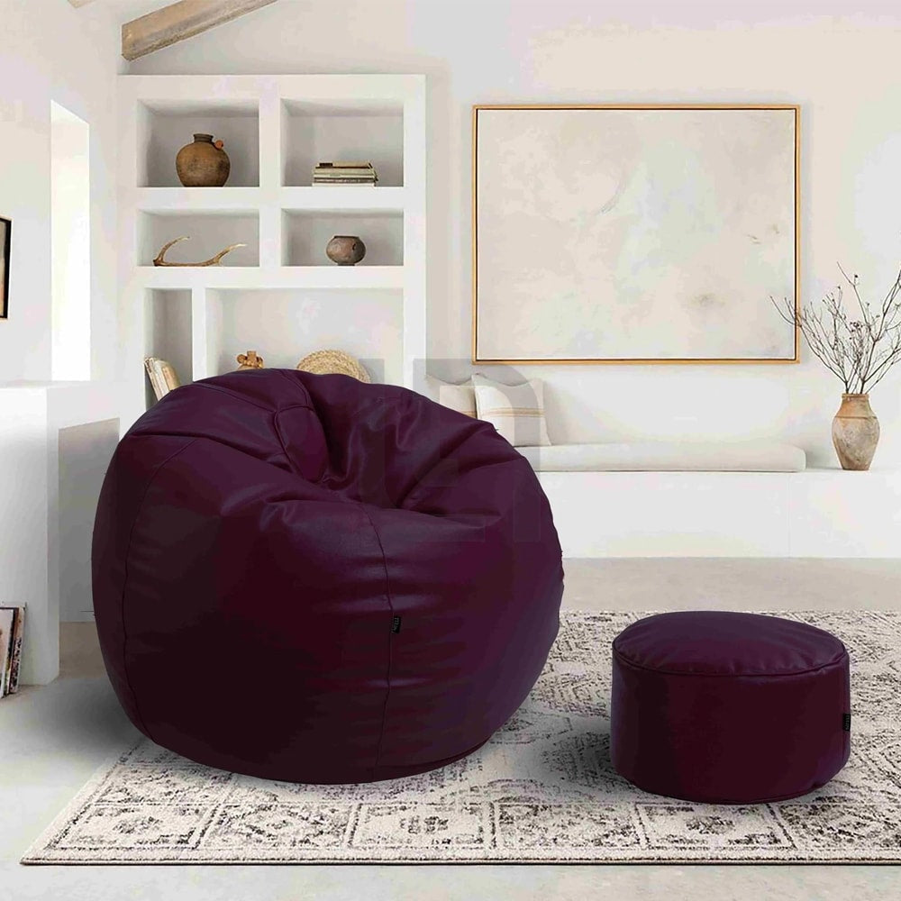 Puffy Bean Bag Purple