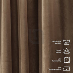 Antique Brass velvet curtains