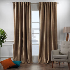 velvet curtians Antique Brass