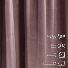 rose gold - velvet curtains