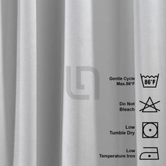 white velvet curtain