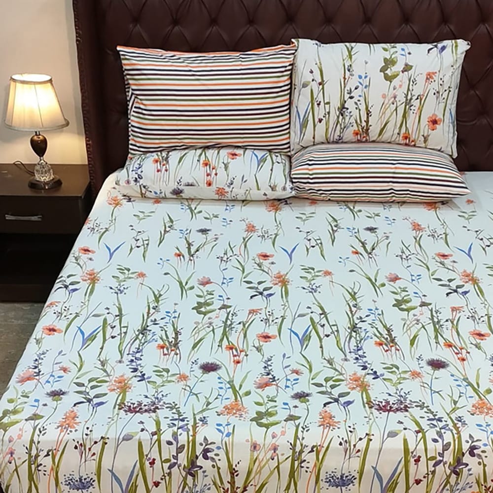 rosetta white bedsheet