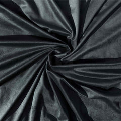 Velvet Quilt Cover - Charcoal 3