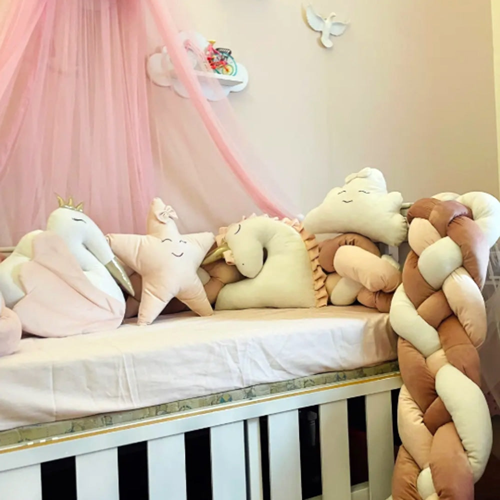 Baby Cot - Bedding Set - Cloud Powder Pink