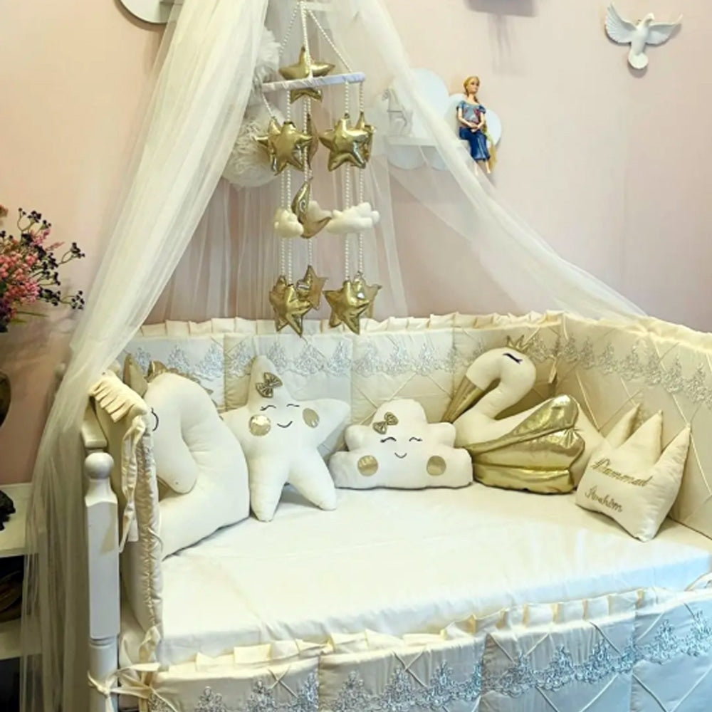 Baby Cot - Bedding Set - Little Lamb