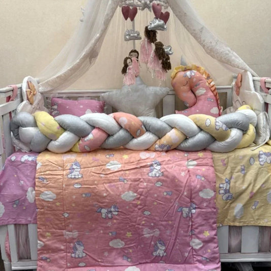 Baby Cot - Bedding Set - Unicorn