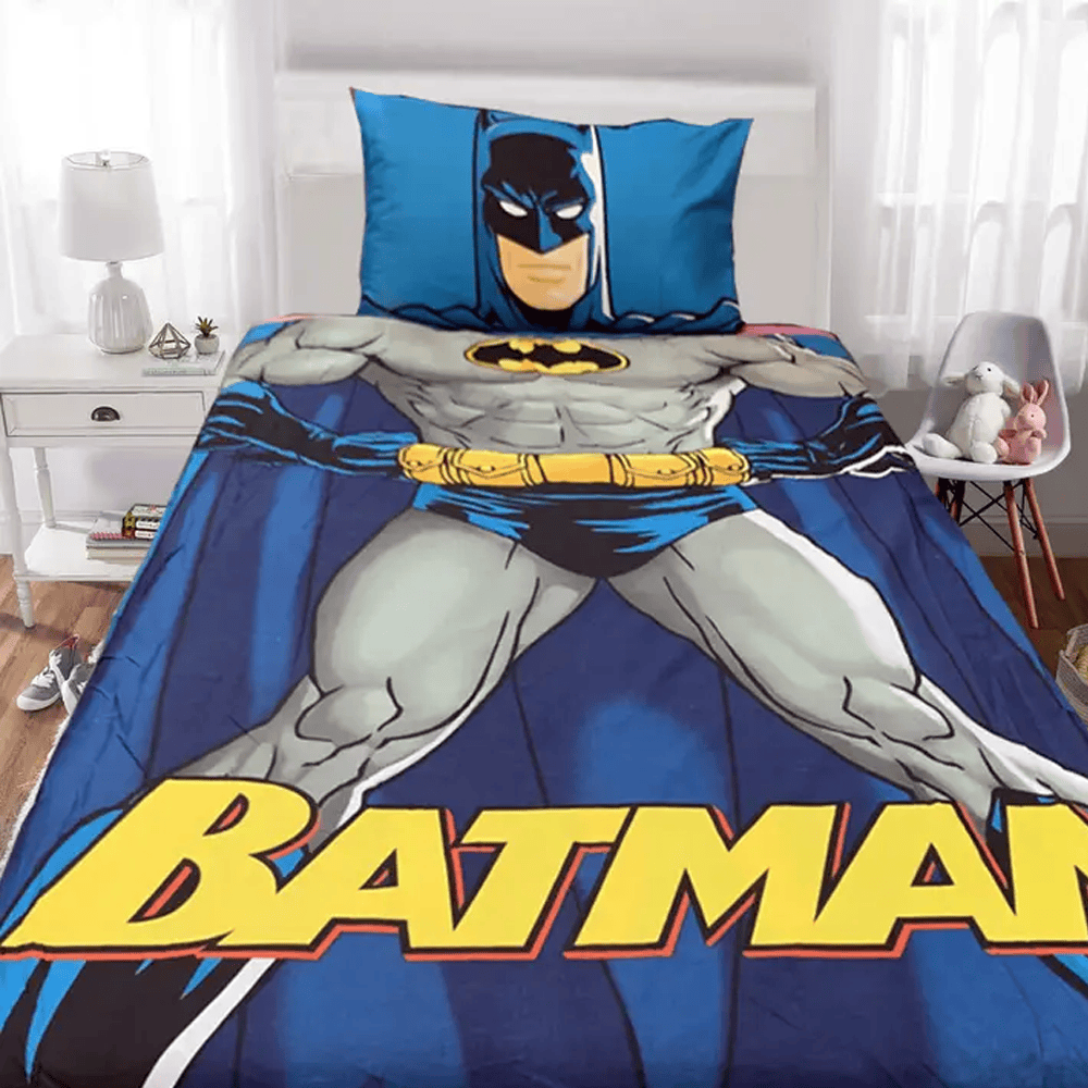 Batman cartoon bed sheet