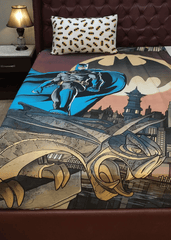 Batman movie cartoon bed sheet