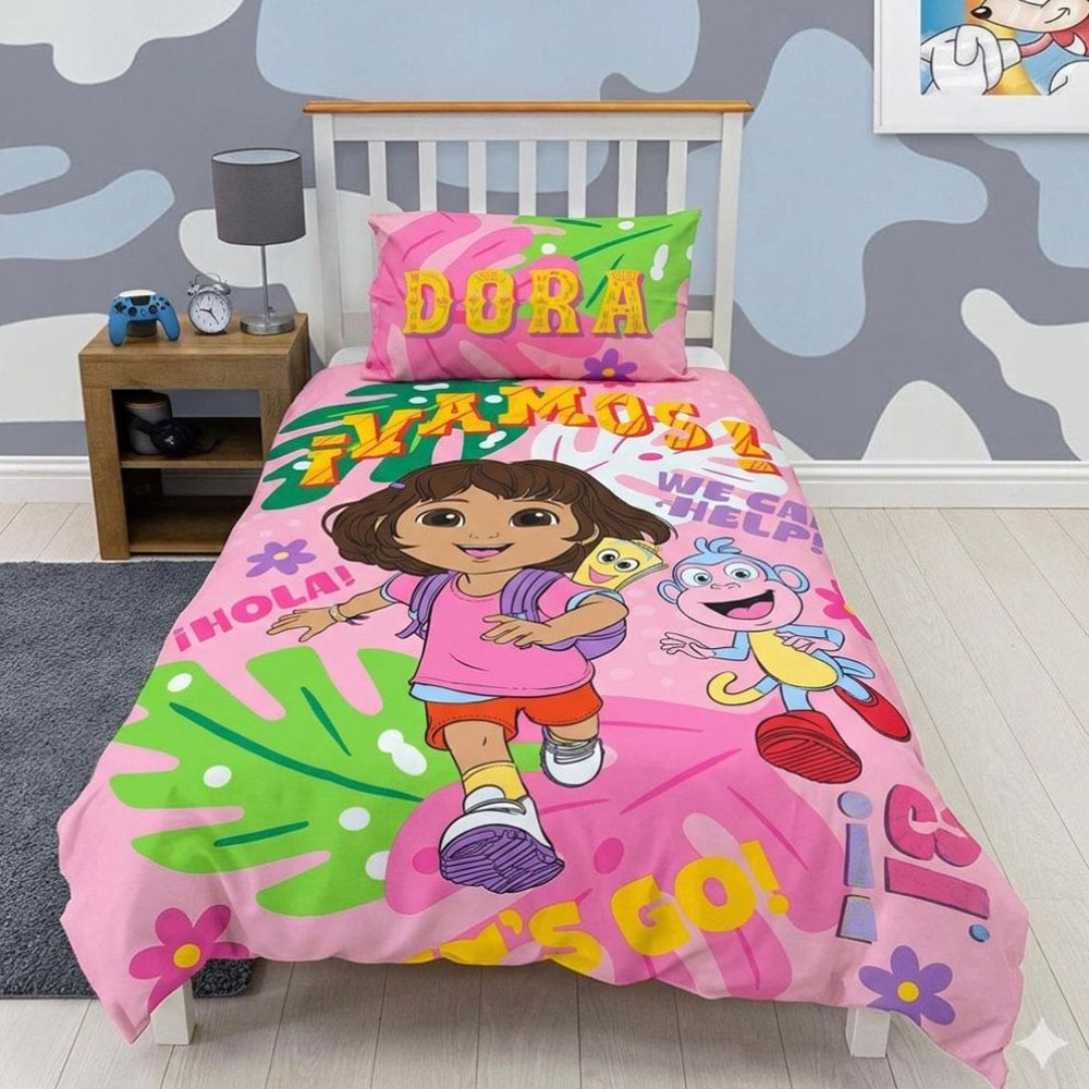 Dora Cartoon Bed Sheet 