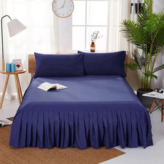 Frill Bed Sheet - Blue