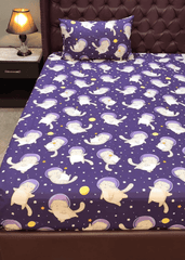 Glowindark Cat Kids Bed Sheet