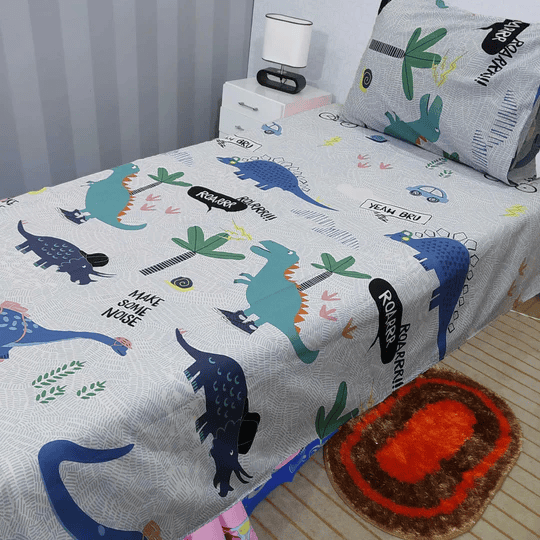 Jurassic Park Kids Bed Sheet