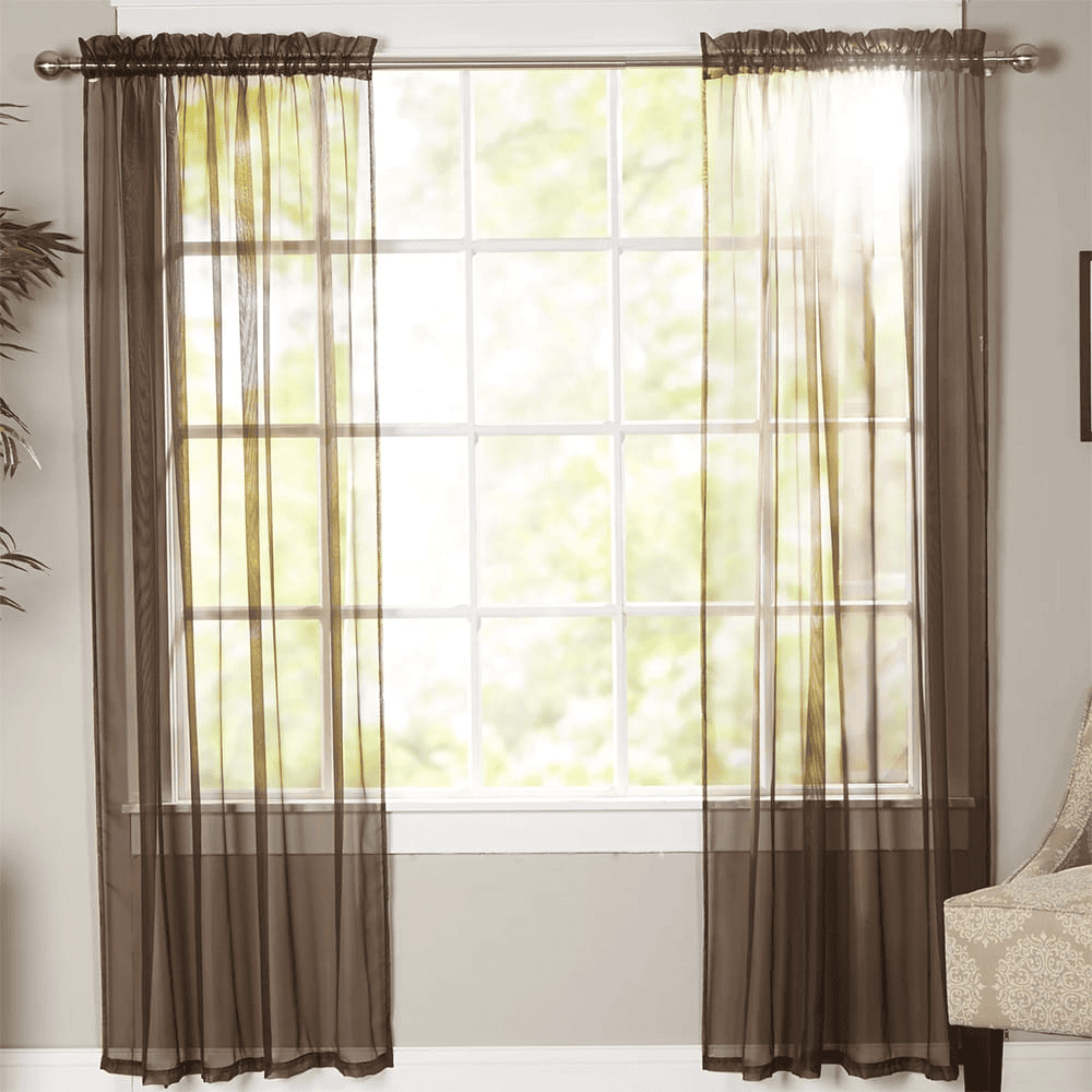Polyester-Sheer-Net-Curtain-Brown