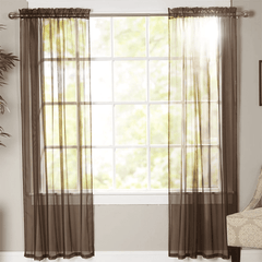 Polyester-Sheer-Net-Curtain-Brown