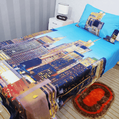 Sky Scrapper Kids Bed Sheet