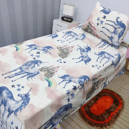 Unicorn Kids Bed Sheet 1