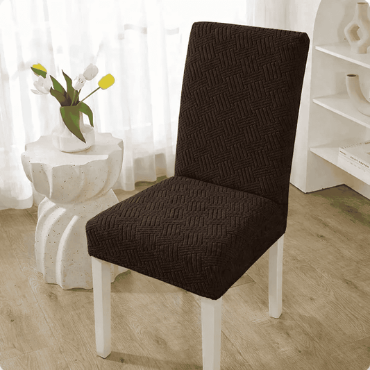 jacquard-chair-cover-dark brown